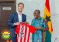 Speaker Bagbin Announces ‘Visit Ghana’ Front-of-Shirt Partnership with Sunderland