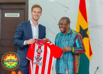 Speaker Bagbin Announces ‘Visit Ghana’ Front-of-Shirt Partnership with Sunderland