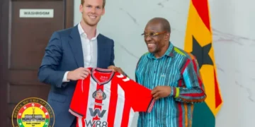 Speaker Bagbin Announces ‘Visit Ghana’ Front-of-Shirt Partnership with Sunderland