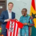 Speaker Bagbin Announces ‘Visit Ghana’ Front-of-Shirt Partnership with Sunderland