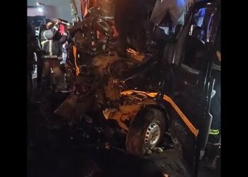 Multiple-Vehicle Crash at Ofankor Barrier Leaves 11 Dead, 13 Injured