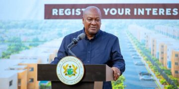 Mahama Targets First 1,500 Saglemi Housing Units for Completion by 2027