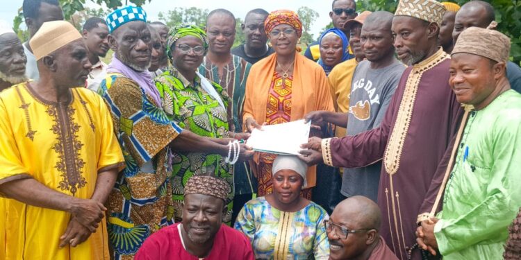 Salaga-South MP Hands Over Site for New Classroom Block at Sakafatu Islamic School