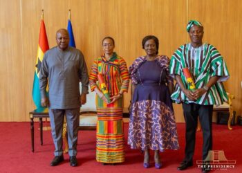 Mahama Swears In Ayariga, Zanetor as Ministers