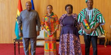 Mahama Swears In Ayariga, Zanetor as Ministers