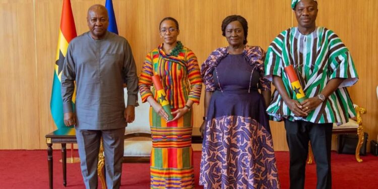 Mahama Swears In Ayariga, Zanetor as Ministers