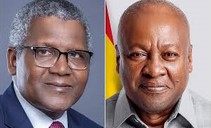 Dangote Hails Mahama Over Ghana’s Economic Turnaround