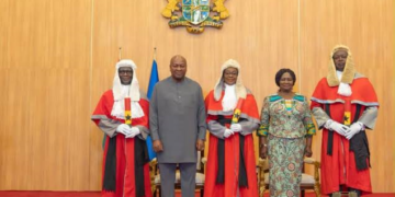 Mahama Swears In Three New Supreme Court Justices