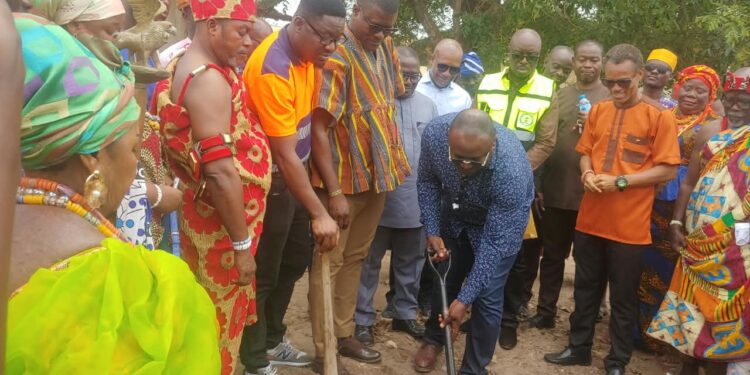 Ablekuma West MP Cuts Sod for 18-Unit Classroom Block at Ebenezer SHS