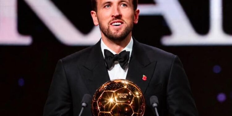 Harry Kane Wins Ballon d’Or to End England’s 25-Year Drought